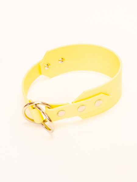 Pastel Yellow Wide Collar